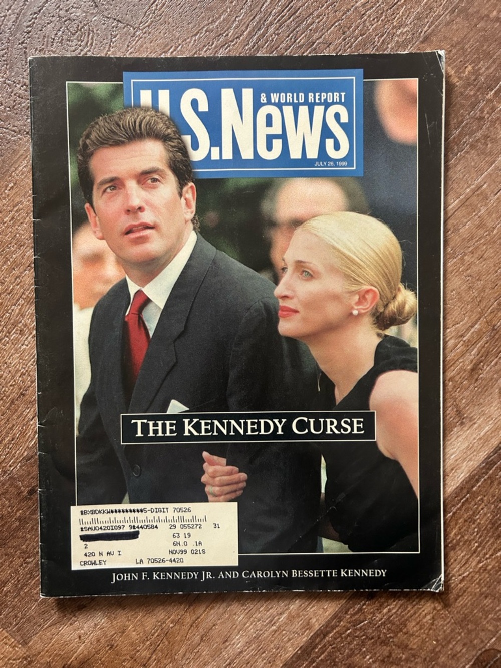 US News & World Report July 26, 1999 The Kennedy Curse